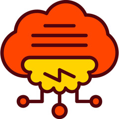 Computing Cloud Icon 