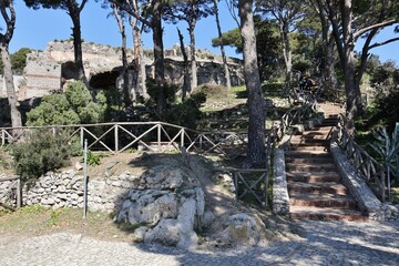 Capri – Villa Jovis dal piazzale di ingresso