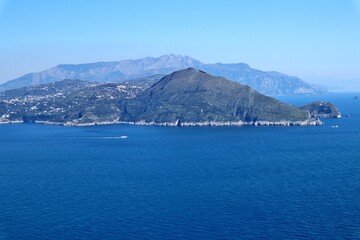 Fototapeta na wymiar Capri – Penisola Sorrentina da Villa Jovis