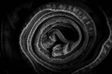Naklejka premium image of black jeans background