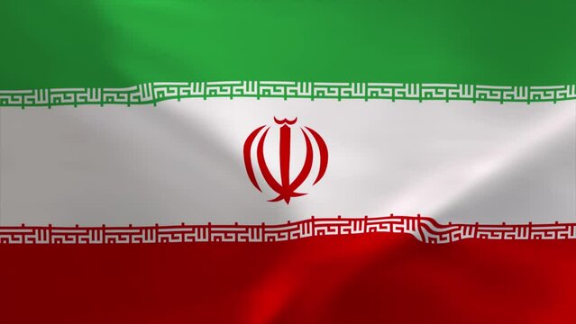 Iran Waving Flag Animation 4K Moving Wallpaper Background
