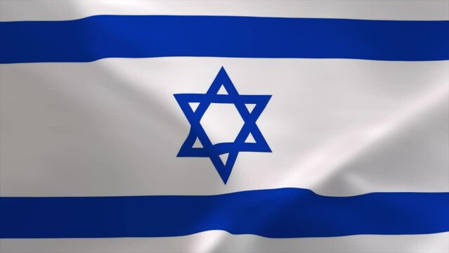 Israel Waving Flag Animation 4K Moving Wallpaper Background