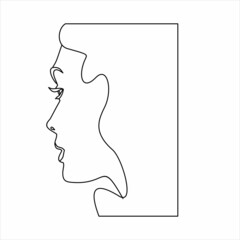 User Icon - Woman Female Vector Profile Avatar. Symbol illustration