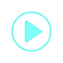 Vector image of play button