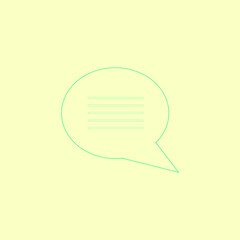 Vector image of message box
