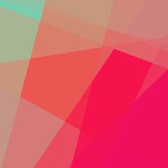 Plakat Abstract computational color Polygones background illustration