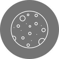 Full Moon Icon Design