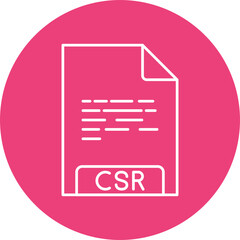 CSR File Format Icon Design