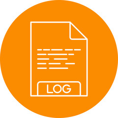 LOG File Format Icon Design