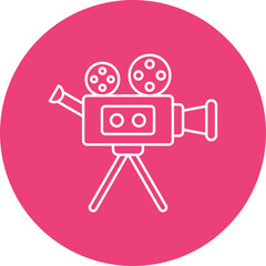 Video Camera Icon Design