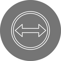 Fototapeta premium Double Arrow Icon Design