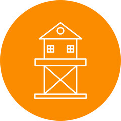 Watch Tower Icon Design