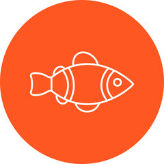 Clown Fish Icon Design