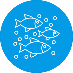 Obraz premium Fishes Icon Design