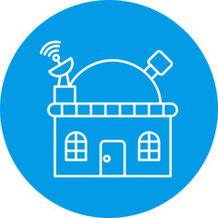 Obraz premium Observatory Icon Design