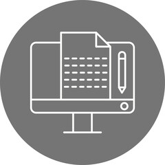 Blogging Icon Design