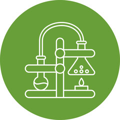 Chemical Reaction Icon Design