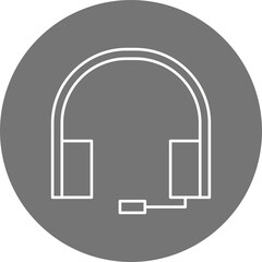 Obraz premium Headphones Icon Design