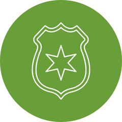 Police Badge Icon Design
