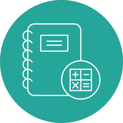 Accounting Book Icon Design