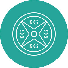 Weight Plates Icon Design