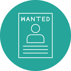 Wanted Icon Design