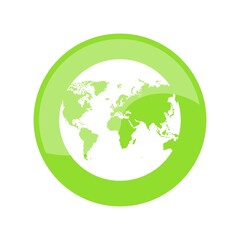 Eco life icon. Vector illustration.