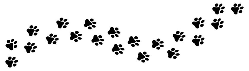 Step footprints paths. footstep prints and shoe steps . shoe tread footprints vector illustration isolated on white background.