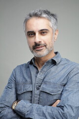 Portrait of smiling mature man