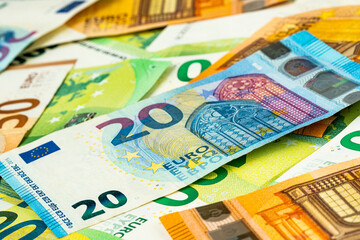 Euro cash background