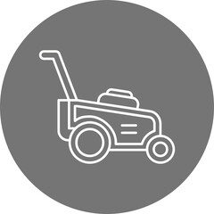 Grass Cutter Icon Design