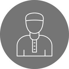 Muslim Male Icon Design