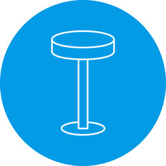 Bar Stool Icon Design