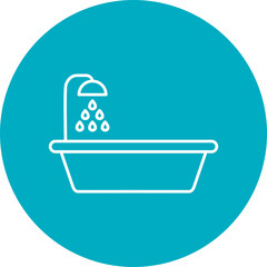 Bathtub Icon Design
