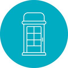 Telephone Booth Icon Design