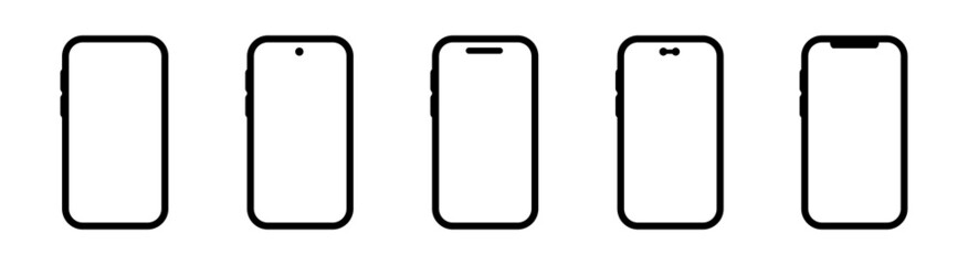 Smartphone icon. Gadget icon, Phone icon, Vector illustration