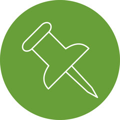 Push Pin Icon Design