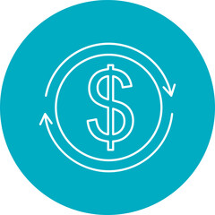Money Flow Icon Design