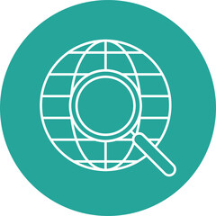 Web Search Icon Design