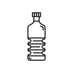 Bottle of water icon. High quality black vector illustration..