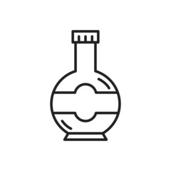 A bottle of chacha icon. High quality black vector illustration.