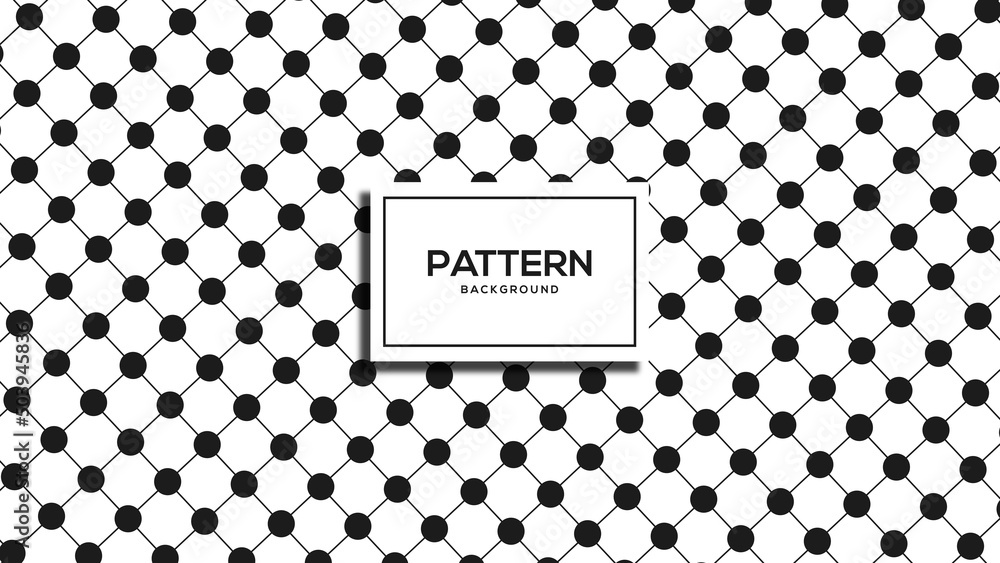 Poster clean circle diagonal line pattern