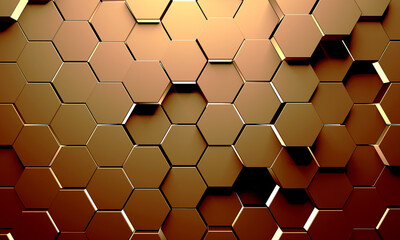 Luxury Golden Shiny Abstract Background