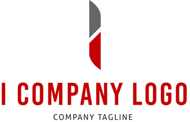 I Company Logo Design Template