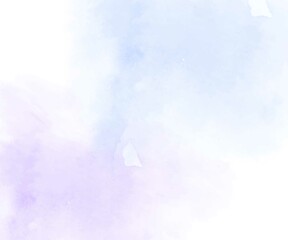 Blue and purple abstract vector watercolour background - 503949415