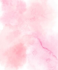 Fototapeta na wymiar Pink abstract watercolour background. Watercolor pink texture. Vector illustration.