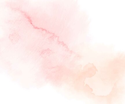 Pink abstract vector watercolour background