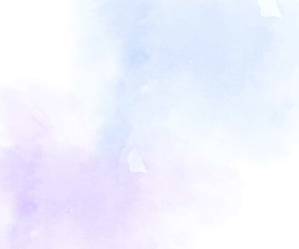 Blue and purple abstract vector watercolour background
