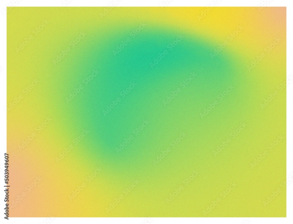 Poster green abstract gradient blurred background with grainy noise effect.