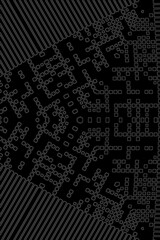 Abstract background. Monochrome texture. Black and white lines on white background.